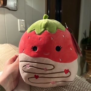 HTF Scarlett White Chocolate Strawberry Squishmallow